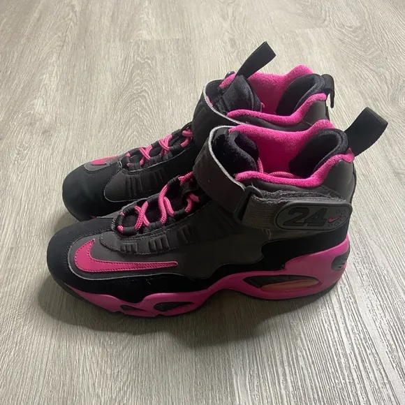 Nike Air Griffey Max Night Stadium Fusion Men’s Shoes Size 7Y Black Preowned