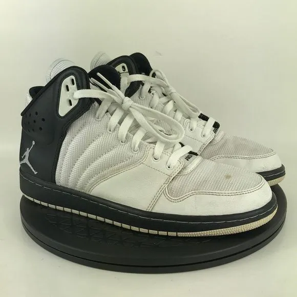 Nike Air Jordan 1 Flight 4 Black/White Athletic Shoes 820135-004 Men’s Size 9