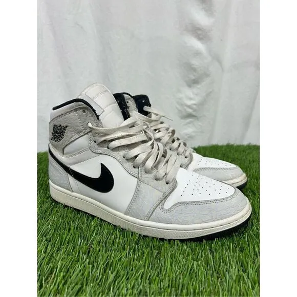 Nike Air Jordan 1 High White Elephant Print size 11 839115-106 OG I Retro