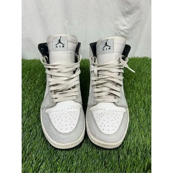Nike Air Jordan 1 High White Elephant Print size 11 839115-106 OG I Retro