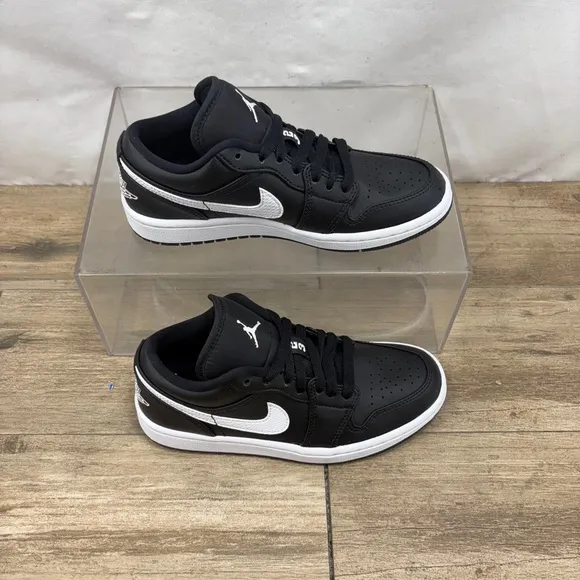 Nike Air Jordan 1 Low Black White A09944-001 Youth 5.5 Women’s 7