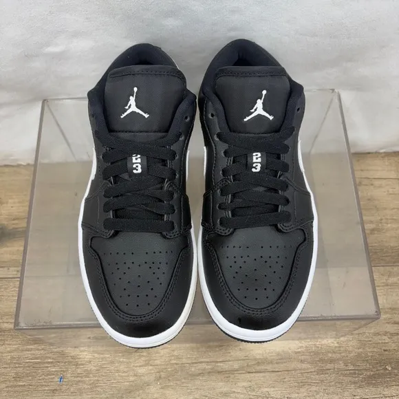 Nike Air Jordan 1 Low Black White A09944-001 Youth 5.5 Women’s 7