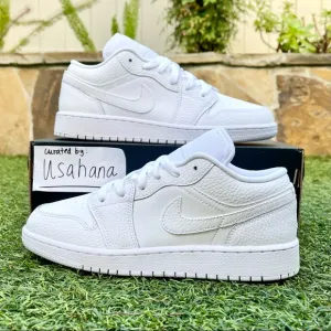 Nike Air Jordan 1 Low triple white shoes