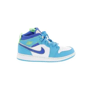 Nike Air Jordan 1 Mid SE GS Sprite Sneakers Amazing Shoes!