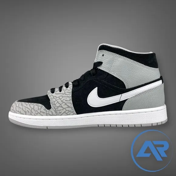Nike Air Jordan 1 Mid SE Men’s Size 9.5 Shoes Elephant Print DM1200-016