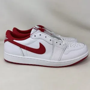Nike Air Jordan 1 Retro Low OG Shoes White University Red Men’s Size 12