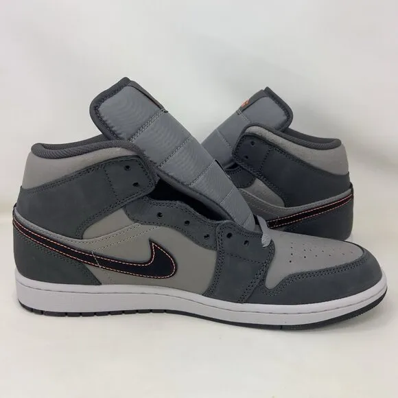 Nike Air Jordan 1 SE Night Stadium Shoes Grey Men’s Size 11.5