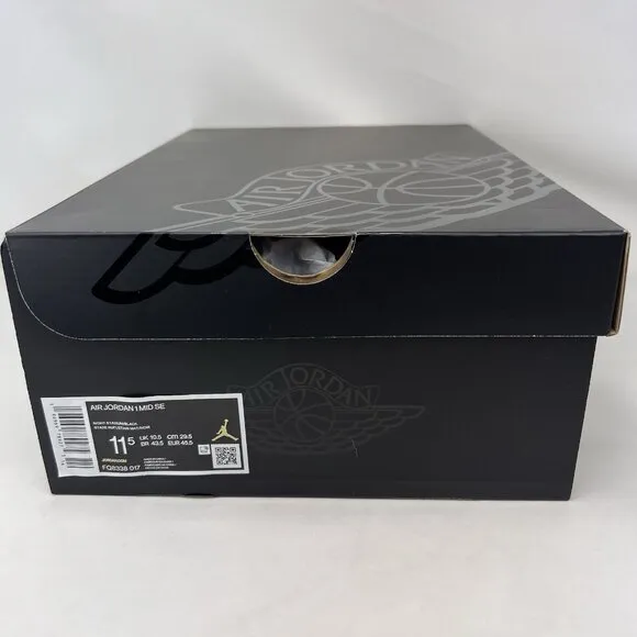 Nike Air Jordan 1 SE Night Stadium Shoes Grey Men’s Size 11.5