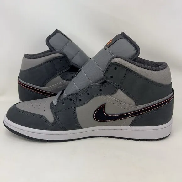 Nike Air Jordan 1 SE Night Stadium Shoes Grey Men’s Size 11.5