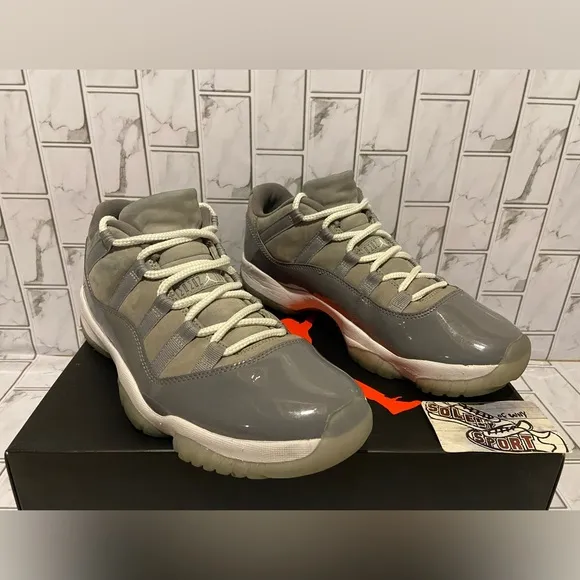 Nike Air Jordan 11 Low Retro Cool Grey Gray 2018 Basketball Shoes XI Mens 10