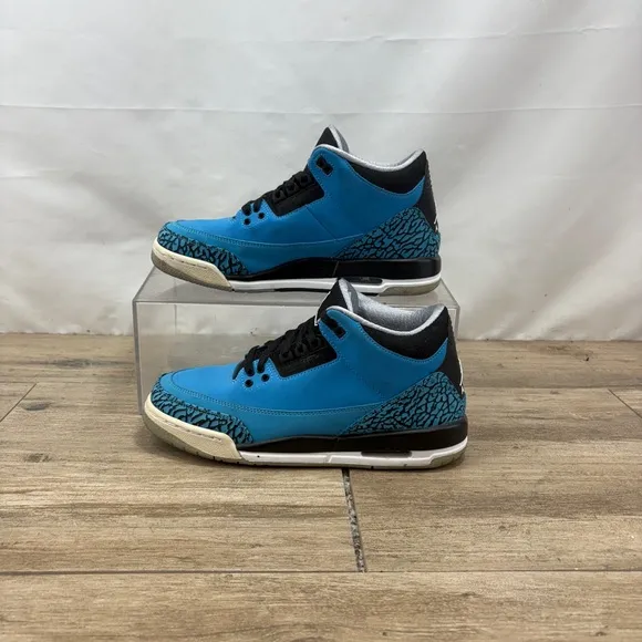 Nike Air Jordan 3 Retro BG “Powder Blue” 2013 398614-406 7 Youth /Women’s 8.5