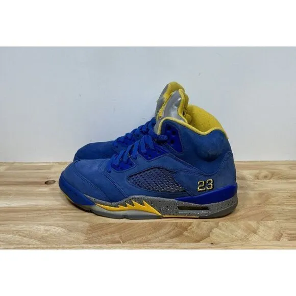 Nike Air Jordan 5 Retro Laney Blue Men’s Size 8 CD2720-400 OG V Shoes