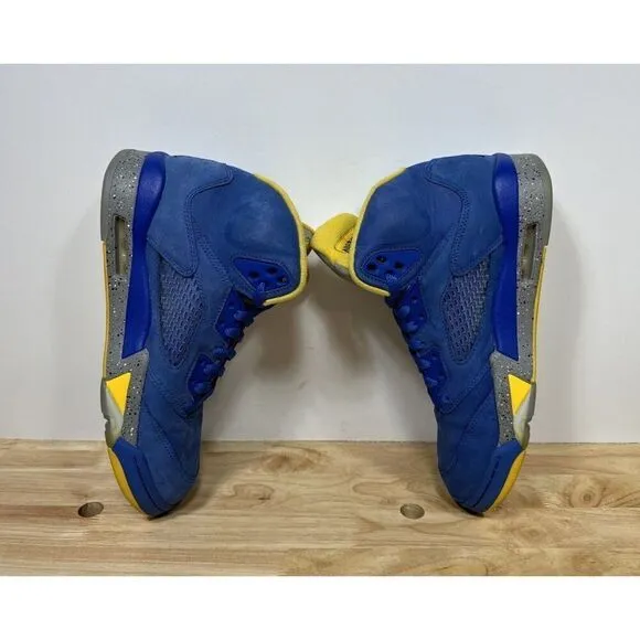 Nike Air Jordan 5 Retro Laney Blue Men’s Size 8 CD2720-400 OG V Shoes