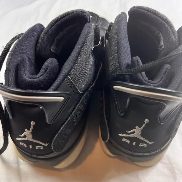 Nike Air Jordan 6 Rings Black Sneakers Shoes 322992-021 Unisex Size 9 L010325