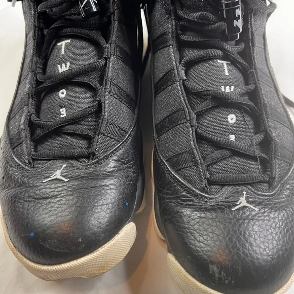 Nike Air Jordan 6 Rings Black Sneakers Shoes 322992-021 Unisex Size 9 L010325