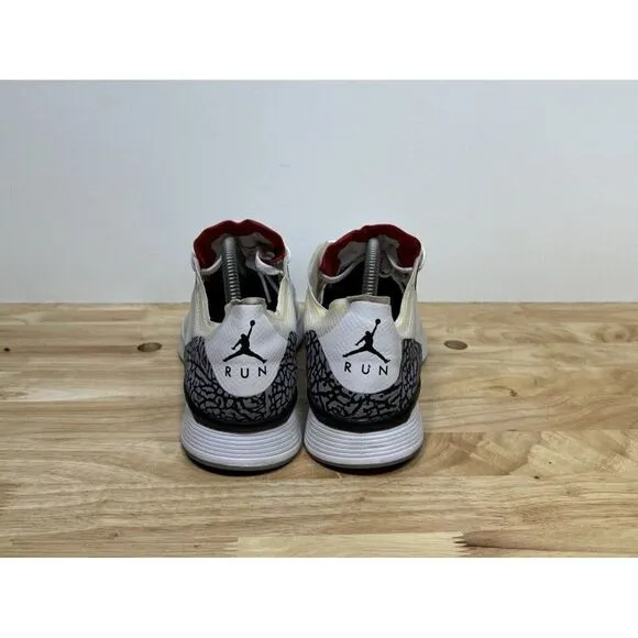 Nike Air Jordan 88 Racer Men’s Size 8.5 White Cement Fire Red Shoes AV1200-100
