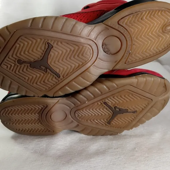 Nike Air Jordan Lift Off Gym Red Black Size 6Y AR6346-601 Suede Youth Unisex