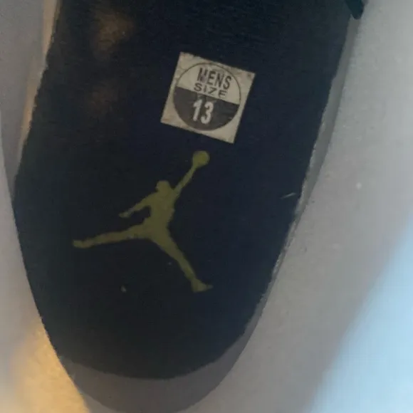 Nike‎ Air Jordan Mid Yellow Black Sneakers Shoes Men’s 13 Preowned