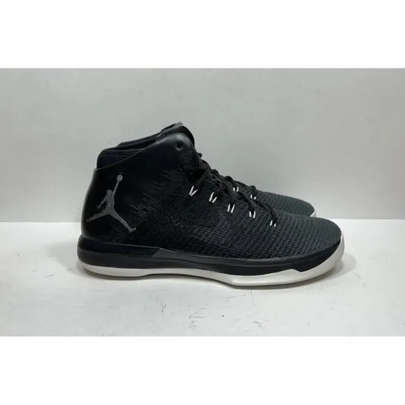 Nike Air Jordan XXXI Black Cat Basketball Shoes 845037-010 Mens Size 11.5