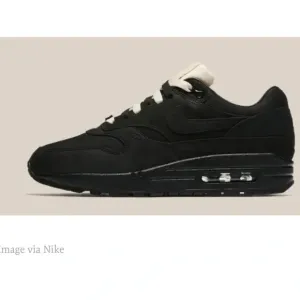 Nike Air Max 1 Maria Sharapova Black Nubuck leather Shoes Women’s size 6.5