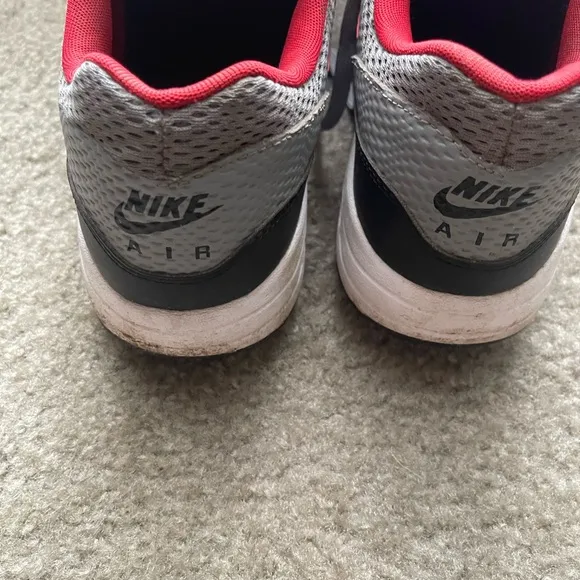 Nike Air Max 1G Golf Shoes Spikeless Grey Black Red Men’s Size 11.5