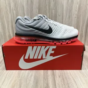 Nike Air Max 2017 Wolf Grey Hot Punch White Black 849559 106 Shoes Men’s Sz 11