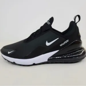 Nike Air Max 270 G Golf Shoes Black White Hot Punch Men’s New