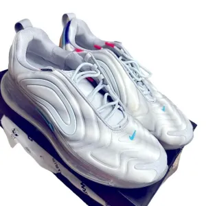 Nike Air Max 720 Sneakers Grey Airbrush Running Shoes Size 11