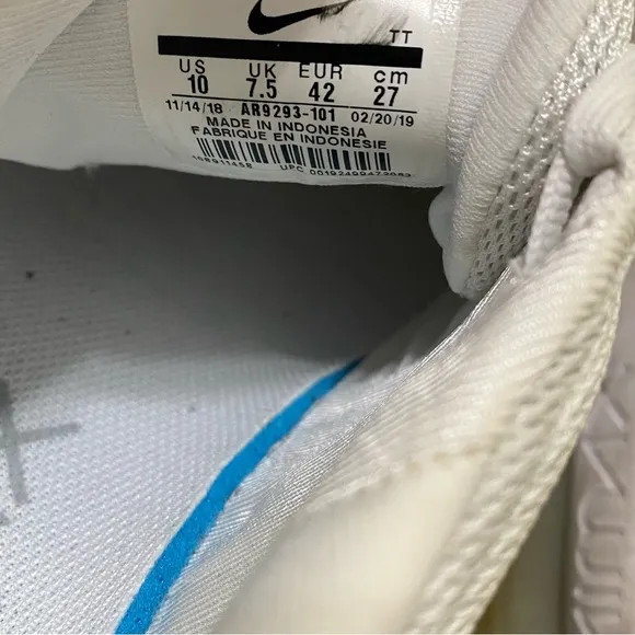 Nike Air Max 720 White Platinum Shoes Women’s Size 10