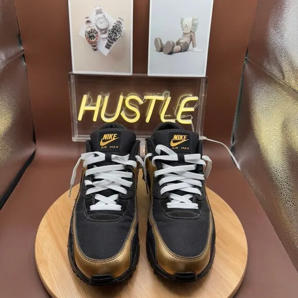Nike Air Max 90 Essential ‘Black Gold’ 2016 Men’s Sz 11.5