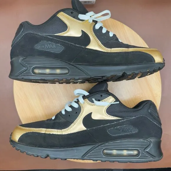 Nike Air Max 90 Essential ‘Black Gold’ 2016 Men’s Sz 11.5