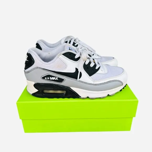 Nike Air Max 90 Essential White/Black-Pure Platinum-White (537384-110)