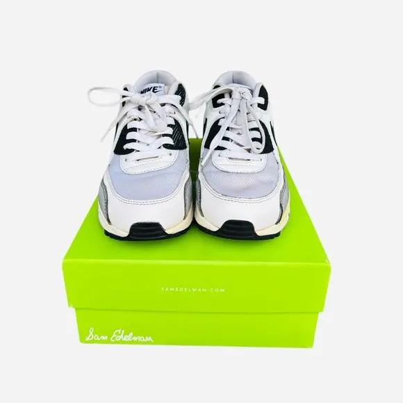 Nike Air Max 90 Essential White/Black-Pure Platinum-White (537384-110)