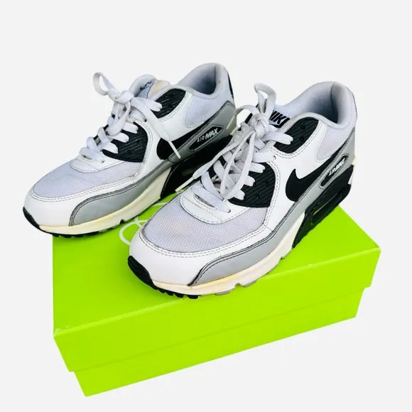 Nike Air Max 90 Essential White/Black-Pure Platinum-White (537384-110)