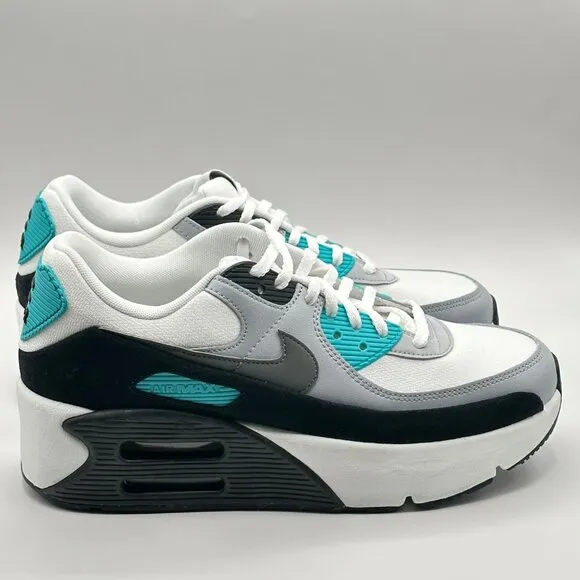 Nike Air Max 90 LV8 Womens Size 11 Men's Size 9.5 White blue Shoes FD4328 103