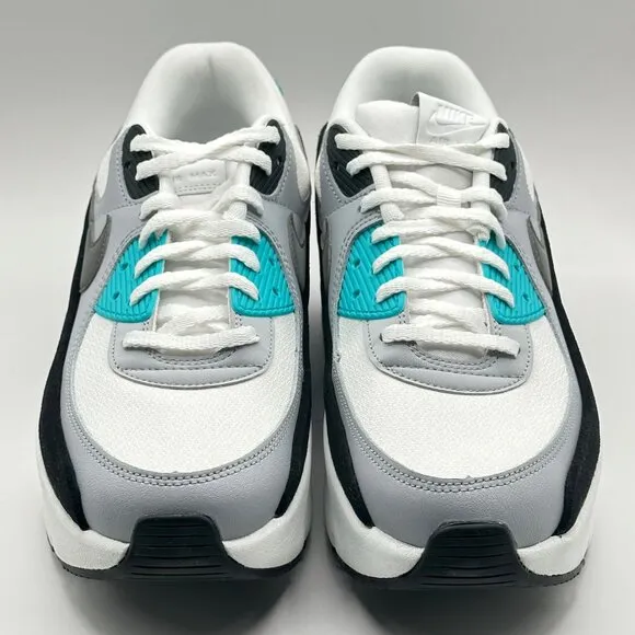 Nike Air Max 90 LV8 Womens Size 11 Men's Size 9.5 White blue Shoes FD4328 103