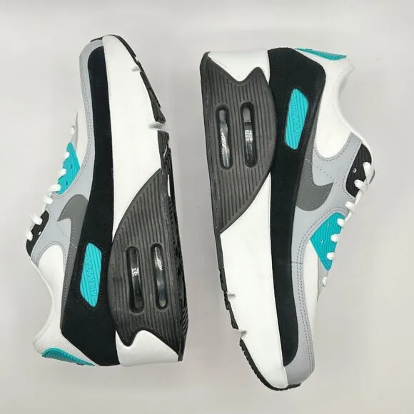 Nike Air Max 90 LV8 Womens Size 11 Men's Size 9.5 White blue Shoes FD4328 103