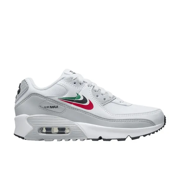 Nike Air Max 90 Multi Swoosh WMNS White/Malachite-University Red sneakers
