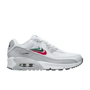 Nike Air Max 90 Multi Swoosh WMNS White/Malachite-University Red sneakers