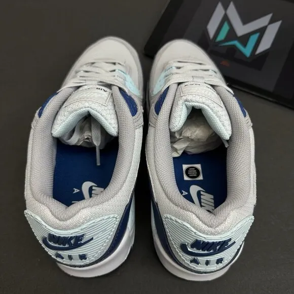 Nike Air Max 90 Shoes Platinum White Glacier Blue FN6958-001 Men’s Sizes