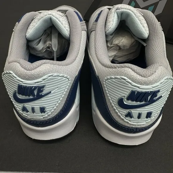 Nike Air Max 90 Shoes Platinum White Glacier Blue FN6958-001 Men’s Sizes