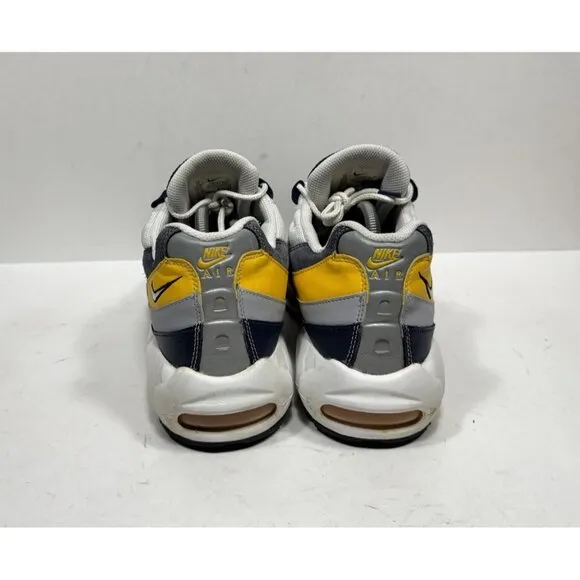 Nike Air Max 95 Michigan Sneakers Maize Navy Blue Men’s Size 11 Shoes CZ0191-400
