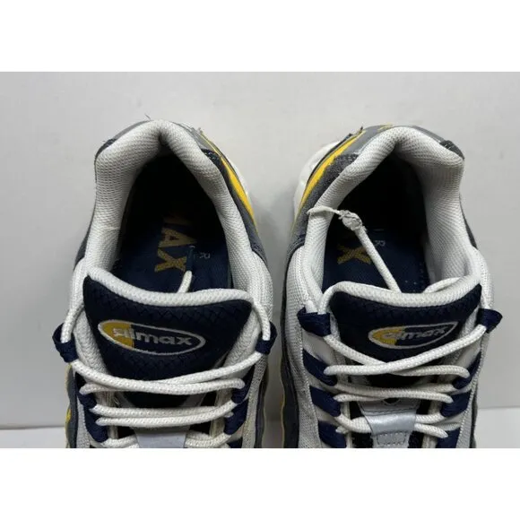 Nike Air Max 95 Michigan Sneakers Maize Navy Blue Men’s Size 11 Shoes CZ0191-400