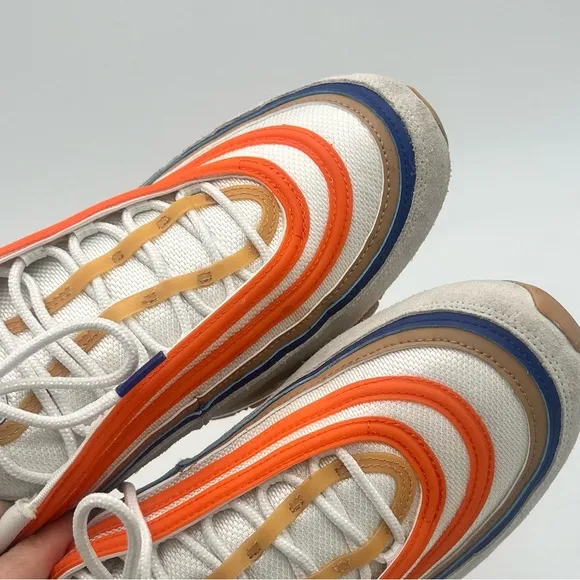 Nike Air Max 97 Frank Rudy Orange and Blue Men’s Shoes. DV2619-100