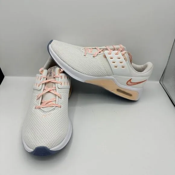 Nike Air Max Bella TR 4 Shoes Women’s 9.5 White Orange Pearl CW3398-100 NEW