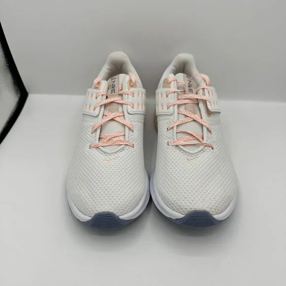 Nike Air Max Bella TR 4 Shoes Women’s 9.5 White Orange Pearl CW3398-100 NEW