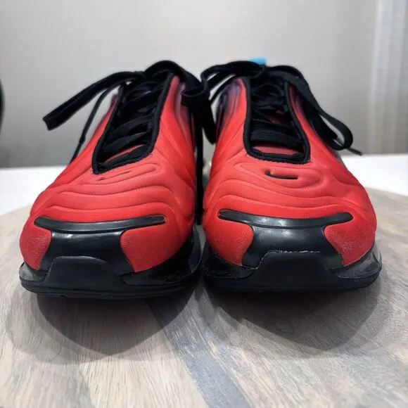 Nike Air Max Men's 720 Red Gradient Blue Fury Men’s Sneakers CJ0766-600 Size 7.5