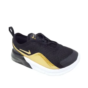 Nike Air Max Motion 2 Pull On Sneakers Black Gold Shoes Unisex Toddler US 8C
