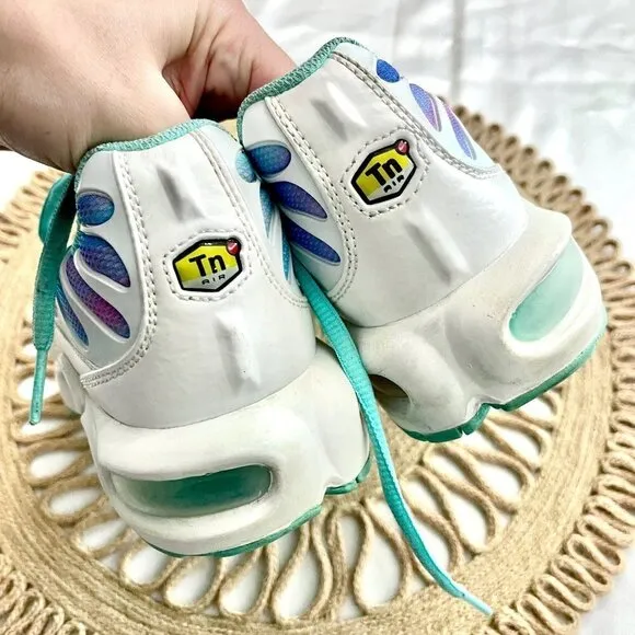 Nike Air Max Plus Blue Running Sneakers BV1239-100 Girls Youth Size 5.5/ W 7