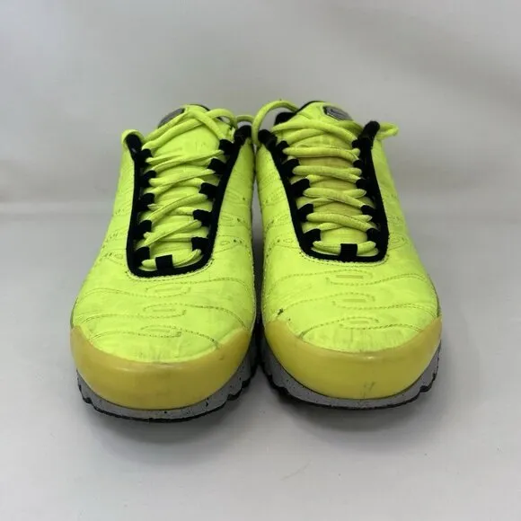 Nike Air Max Plus Premium Shoes Volt Gray Kids Size 6 / Women’s Size 7.5